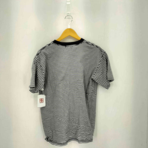 ポロバイラルフローレン Polo by RALPH LAUREN 90-00s ボーダー ポニー刺繍 クルーネック半袖Tシャツ メンズ M