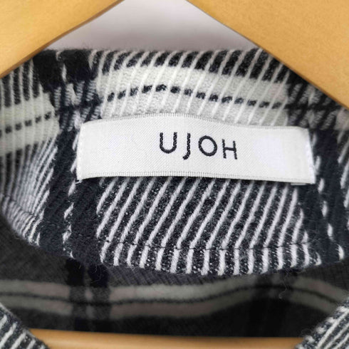 ウジョー Ujoh チェックフリンジコート レディース JPN:2