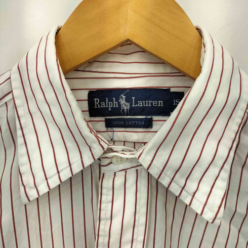 ラルフローレン RALPH LAUREN 80-90s ストライプ コットン ロングスリーブシャツ メンズ 15