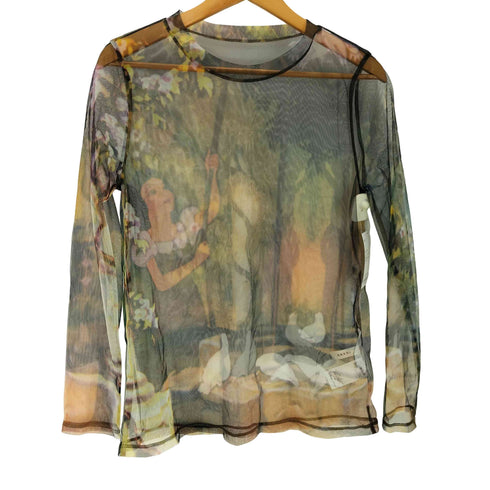 アメリ AMERI Snow White SHEER TOP レディース JPN:M