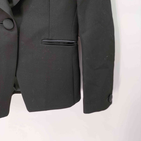 DRESS 33 サテンラペル テーラードジャケット レディース 38