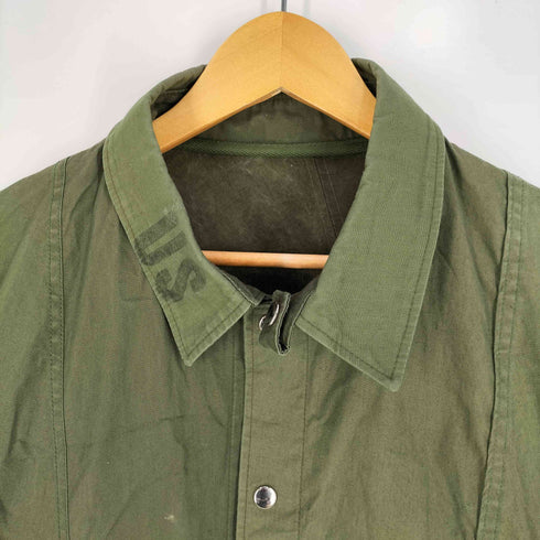 ユーエスアーミー U.S. ARMY 裾ドローコード テント生地 パッチワーク コーチジャケット メンズ