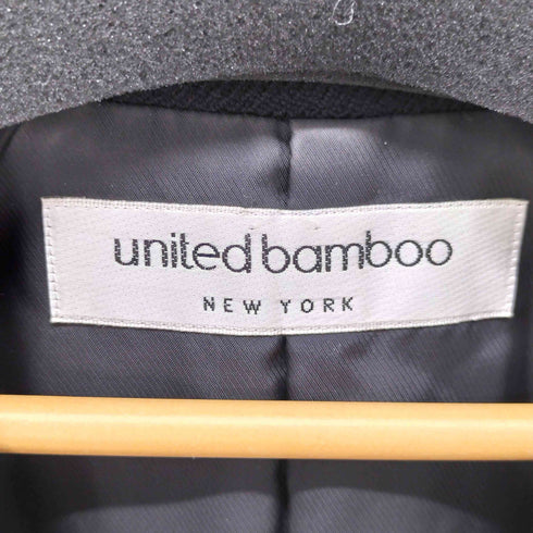 ユナイテッドバンブー united bamboo デザインボタン ウールチェスターコート レディース 4