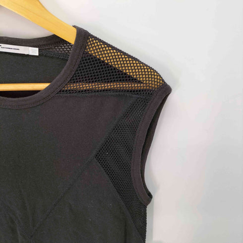 ティーバイアレキサンダーワン T by Alexander Wang ショルダーメッシュカットソー レディース SMALL
