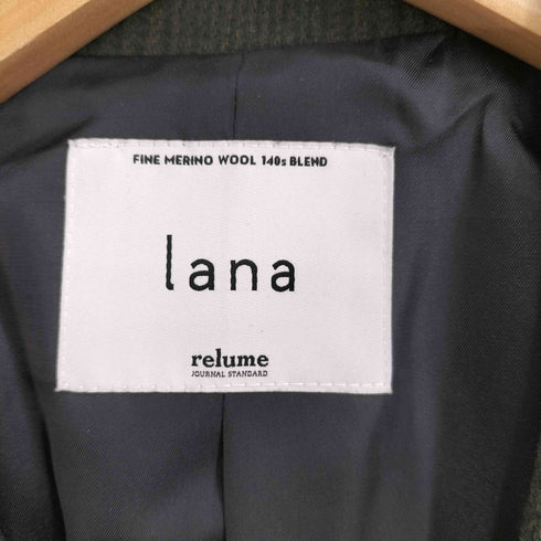 ジャーナルスタンダードレリューム JOURNAL STANDARD relume lana 千鳥格子 ウールチェスターコート レディース JPN:S