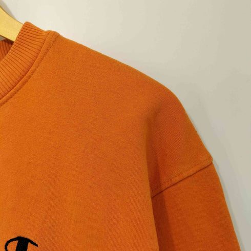 チャンピオン Champion 90s 銀タグ ロゴ刺繍 Vガゼット クルーネック スウェット メンズ import:M