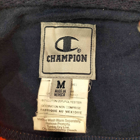 チャンピオン Champion 90s 銀タグ ロゴ刺繍 Vガゼット クルーネック スウェット メンズ import:M