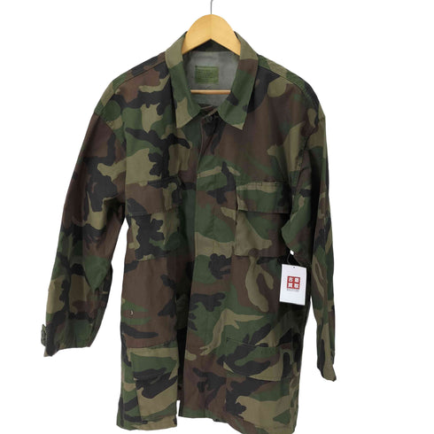 ユーエスアーミー U.S. ARMY URBAN SURPLUS MFG社 ウッドランドカモ コンバット ジャケット メンズ XX-LARGE