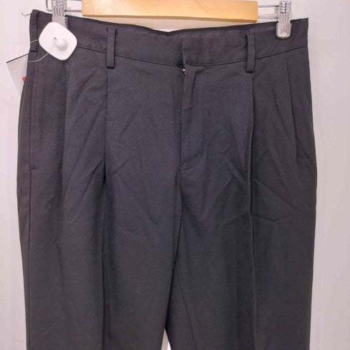 ユナイテッドアローズグリーンレーベルリラクシング UNITED ARROWS green label relaxing SC タキシードクロス ワイド 2プリーツ テーパード パンツ 機能性生地 / 伸縮性 メンズ JPN:M