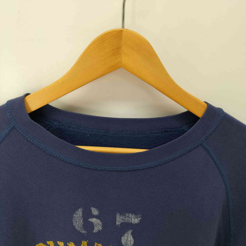 デニムアンドサプライ ラルフローレン DENIM & SUPPLY RALPH LAUREN 67 1967 3Dプリント 裏地フリース クルーネック スウェット メンズ