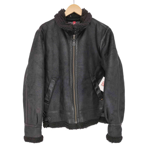 アルファインダストリーズ ALPHA INDUSTRIES B-3 フェイクムートン フライトジャケット メンズ JPN:L