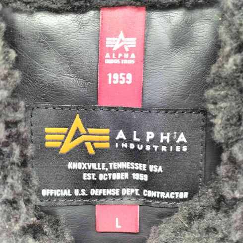 アルファインダストリーズ ALPHA INDUSTRIES B-3 フェイクムートン フライトジャケット メンズ JPN:L