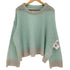 メゾンマルジェラ Maison Margiela 20ss Scoop Neck Loose Gauge Sweater スクープネックルーズゲージセーター レディース import:S