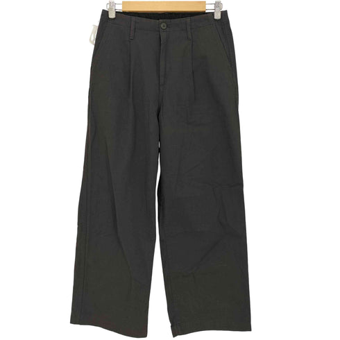 ムジルシリョウヒン 無印良品 24ss パンツ婦人 ムラ糸 チノタックワイドパンツ レディース JPN:L