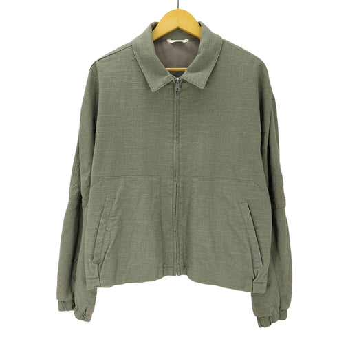 ザラ ZARA LINEN COTTON TEXTURED JACKET リネン コットン テクスチャー ジャケット メンズ import:M