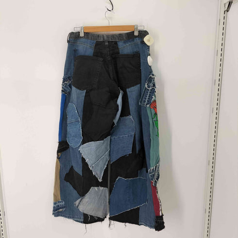 リメイク 再構築 バギーデニムパンツ メンズ