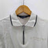 バーバリーゴルフ BURBERRY GOLF ロゴ プリント ハーフジップ ポロ シャツ メンズ import:M
