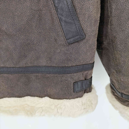 セントジョンズベイ STJOHNS BAY 90s GENUINE LEATHER リアルムートンジャケット メンズ JPN:M