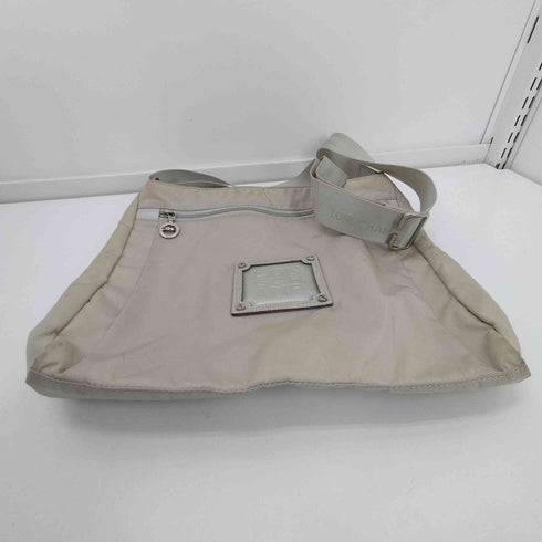 ロンシャン LONGCHAMP フランス製 ロゴ 型押し ナイロン ショルダー バッグ レディース