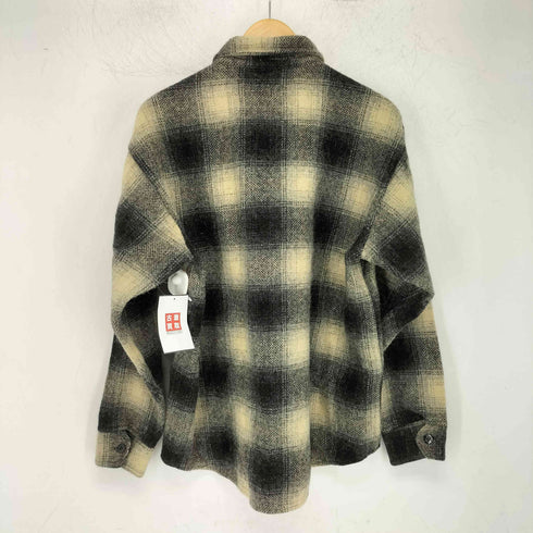 70s melton USA製 オンブレチェック CPOジャケット メンズ JPN:M