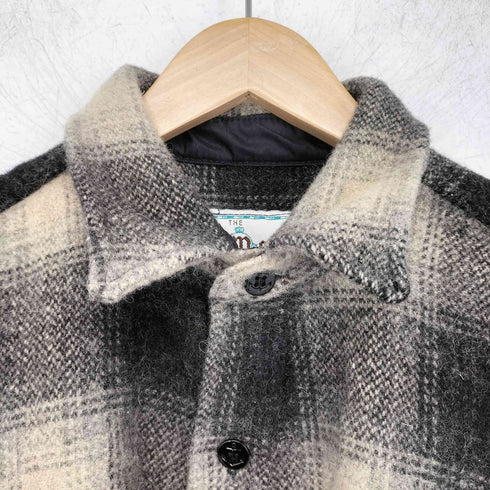 70s melton USA製 オンブレチェック CPOジャケット メンズ JPN:M