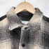 70s melton USA製 オンブレチェック CPOジャケット メンズ JPN:M
