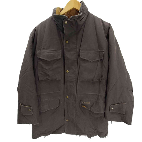 バーバリーズ BURBERRYS 90S パッカブルフード 裏地キルティングライナー コットン ポリ ナイロン M-65 型 ミリタリー ジャケット メンズ MA