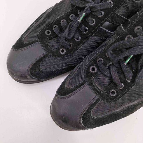 ボスヒューゴボス BOSS HUGO BOSS スウェードレザー メッシュ 切替 ドライビング シューズ スニーカー メンズ EUR:44