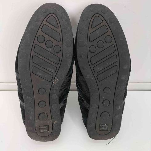 ボスヒューゴボス BOSS HUGO BOSS スウェードレザー メッシュ 切替 ドライビング シューズ スニーカー メンズ EUR:44