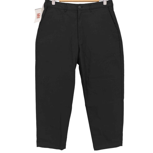 ムジラボ MUJI labo ストレッチチノ ワイドクロップドパンツ メンズ JPN:XL