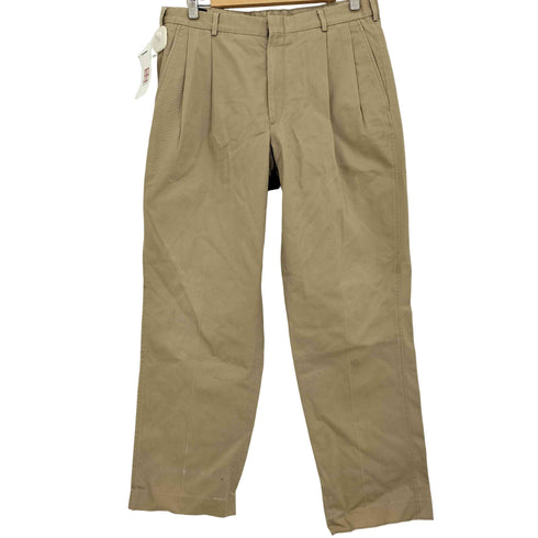 ランズエンド LANDS END 90s~00s 2タック チノワイドパンツ メンズ 35