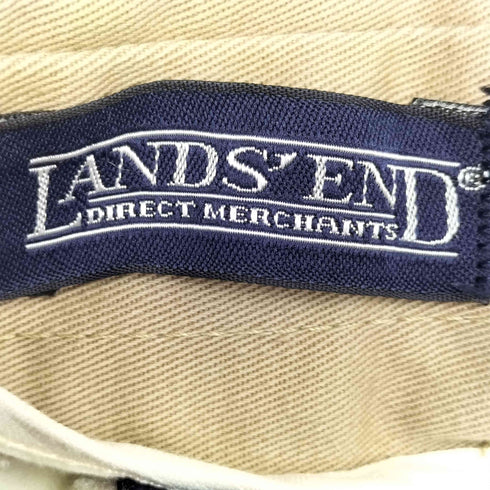 ランズエンド LANDS END 90s~00s 2タック チノワイドパンツ メンズ 35