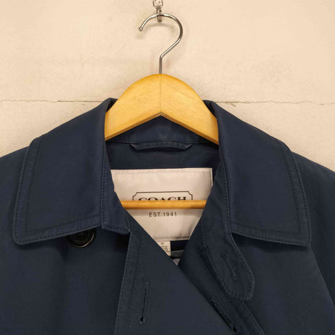 コーチ COACH 裏地シグネチャー ショートトレンチコート レディース import:M