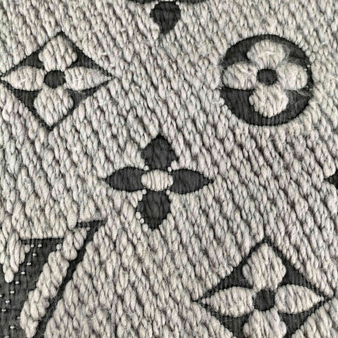 ルイヴィトン LOUIS VUITTON M72242 エシャルプ・ロゴマニア ウール/シルク モノグラム フリンジ マフラー メンズ