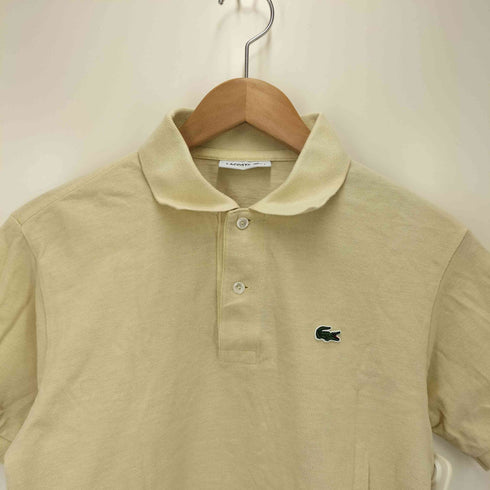 ラコステ LACOSTE ワンポイントロゴ 半袖鹿の子ポロシャツ メンズ JPN:3