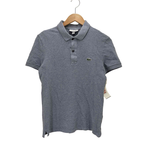 ラコステ LACOSTE ワンポイントロゴ 半袖鹿の子ポロシャツ メンズ JPN:S