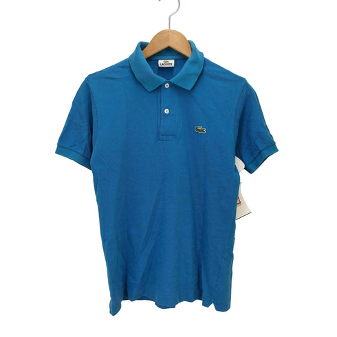 ラコステ LACOSTE ワンポイントロゴ 半袖鹿の子ポロシャツ メンズ JPN:S