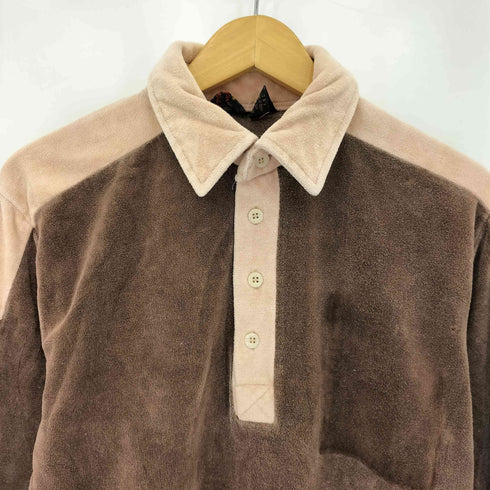 70s E1 TORO BRAVO ベロアプルオーバーシャツ メンズ M