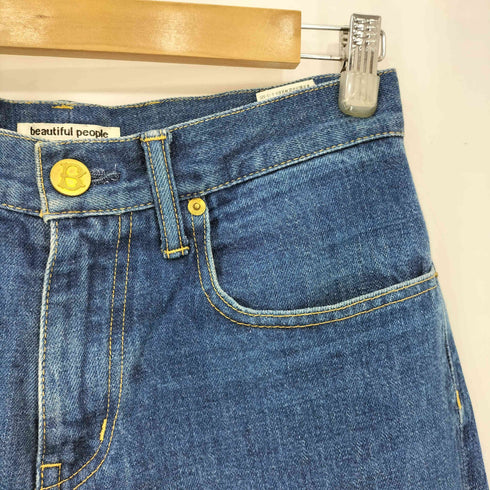 ビューティフルピープル beautiful people ジップフライデニムパンツ レディース 38