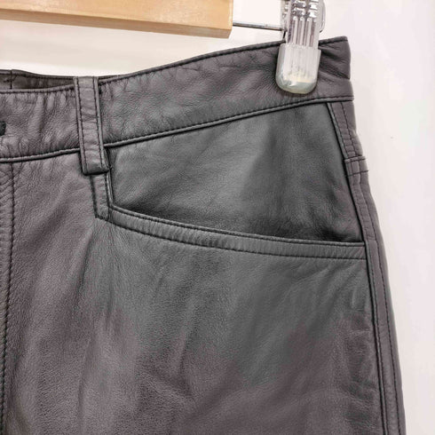 リキエルオム RYKIEL HOMME カウレザーパンツ メンズ 48