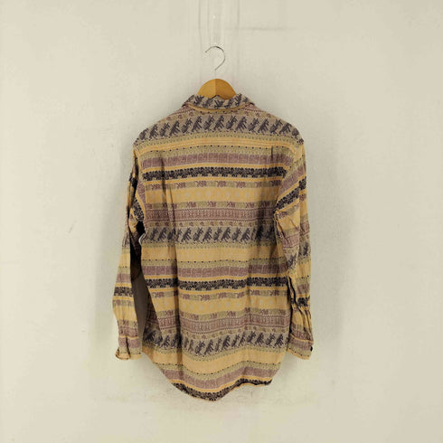 チチカカ TITICACA TELA 総柄 刺繍 シャツ メンズ