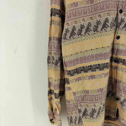 チチカカ TITICACA TELA 総柄 刺繍 シャツ メンズ