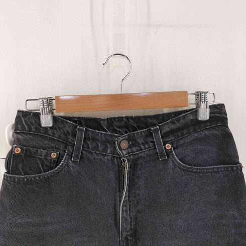 リーバイス Levis 90S 573刻印 USA製 ブラックデニム パンツ メンズ