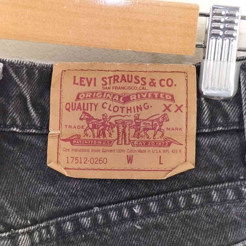 リーバイス Levis 90S 573刻印 USA製 ブラックデニム パンツ メンズ