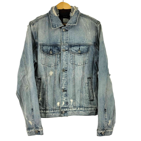 スビ KSUBI ダメージ加工 デニムジャケット メンズ JPN:L