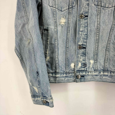 スビ KSUBI ダメージ加工 デニムジャケット メンズ JPN:L