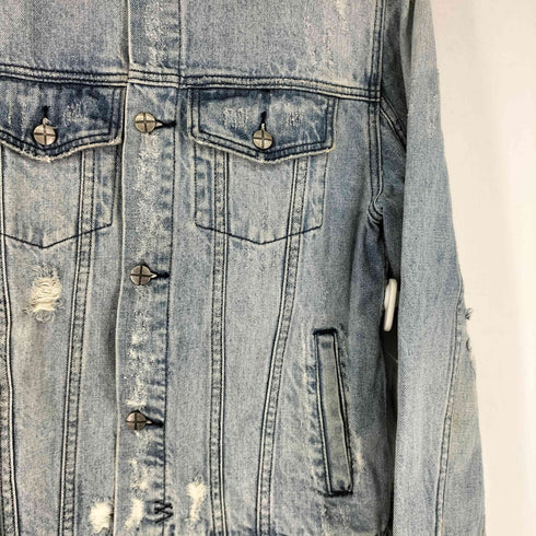 スビ KSUBI ダメージ加工 デニムジャケット メンズ JPN:L