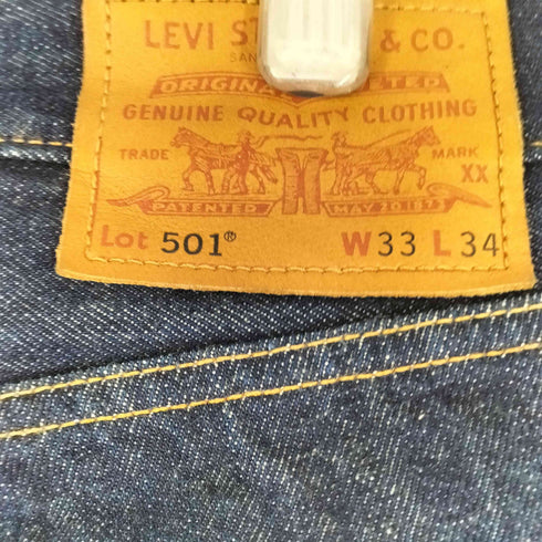 リーバイス Levis 501 one wash デニムパンツ メンズ W33 L34