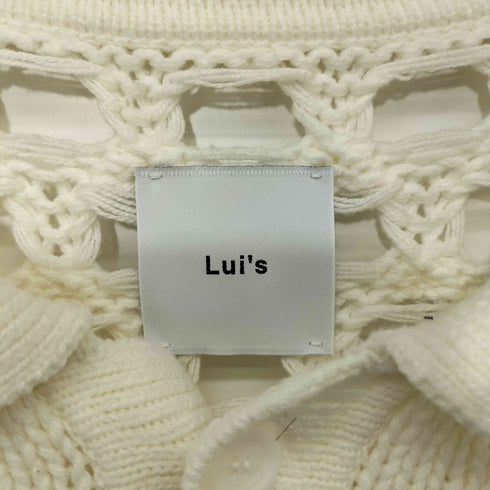 ルイス Luis 25SS 透かし編みニットポロ メンズ FREE