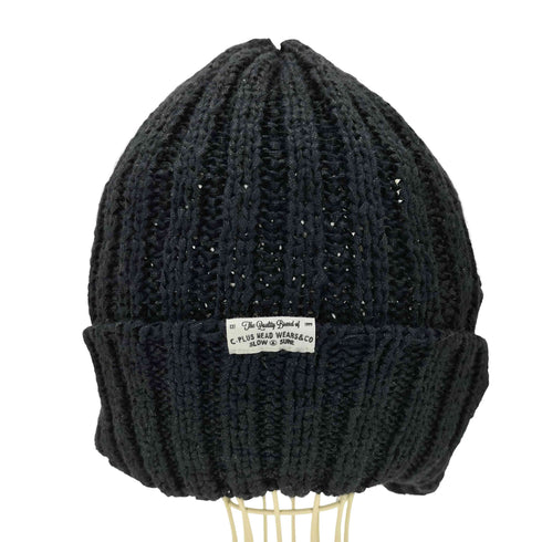 シープラスヘッドウェアーズ CPH ローゲージニット リブ編み ワッチキャップ メンズ